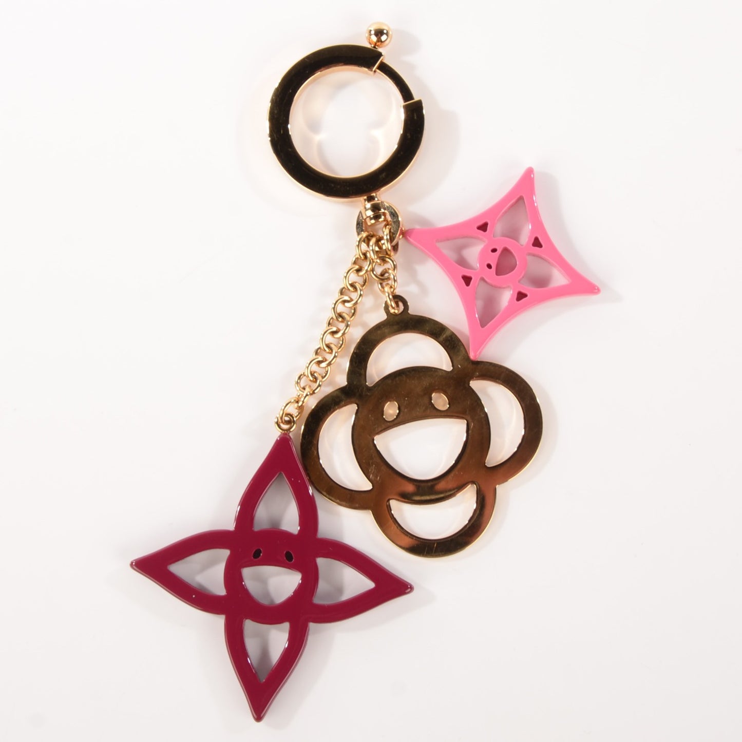 Cosmic Blossom Bag Charm Rose