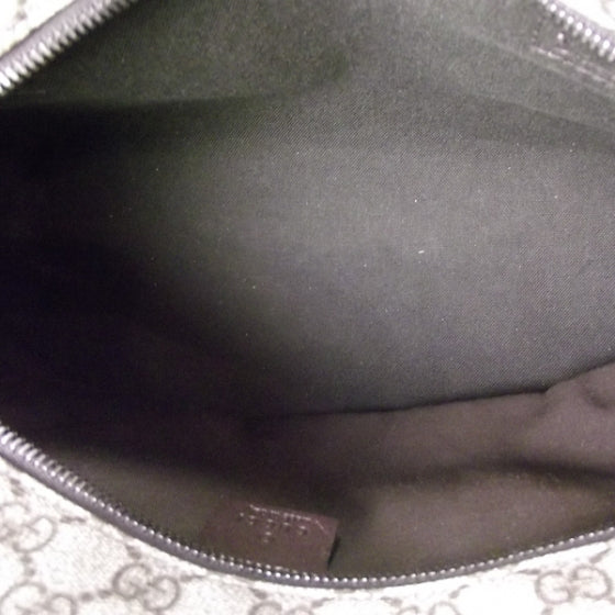 GG Supreme Monogram Small Joy Tote Dark Brown