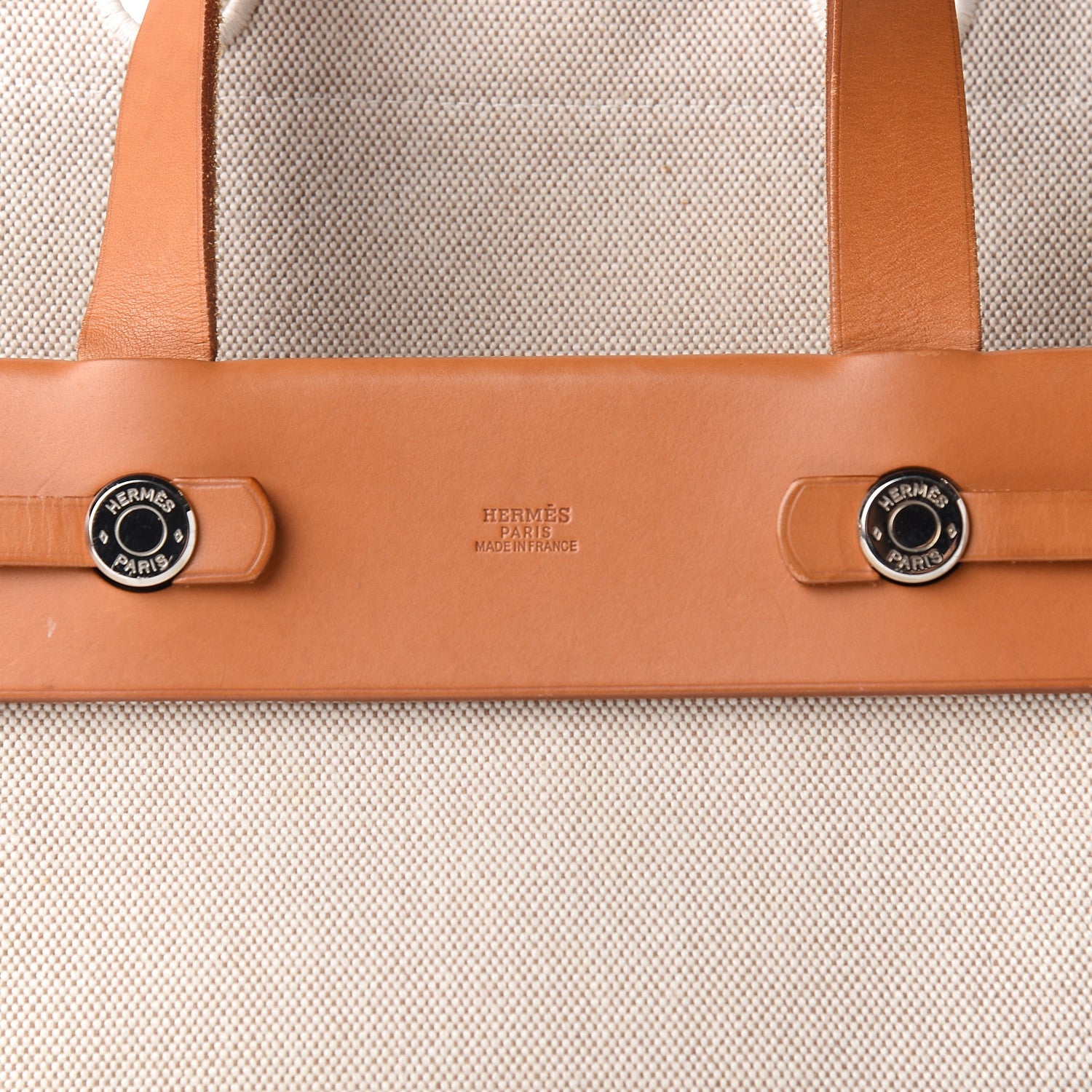 Hermes Toile Herbag Cabas Sand 5 of 9
