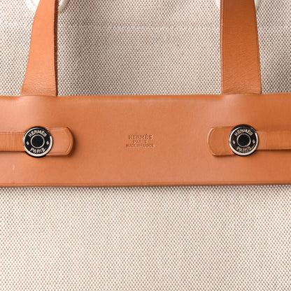 Hermes Toile Herbag Cabas Sand 5 of 9