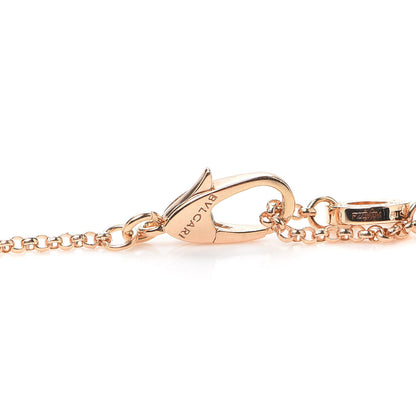 Bulgari 18K Rose Gold Diamond Small B.Zero1 Pave Pendant Necklace 4 of 7