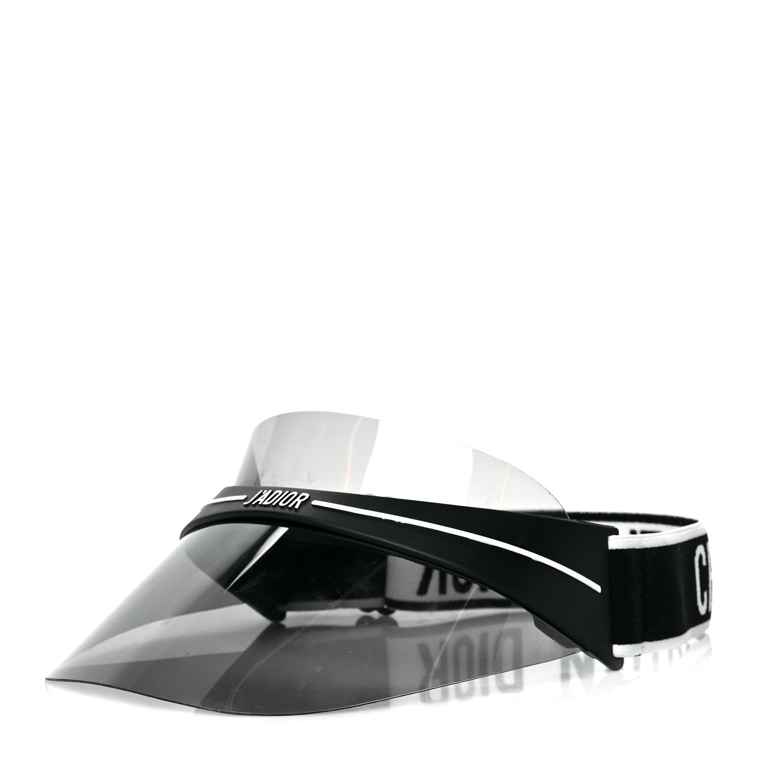 Christian Dior Mirrored DiorClub1 Sun Visor Black 1 of 7