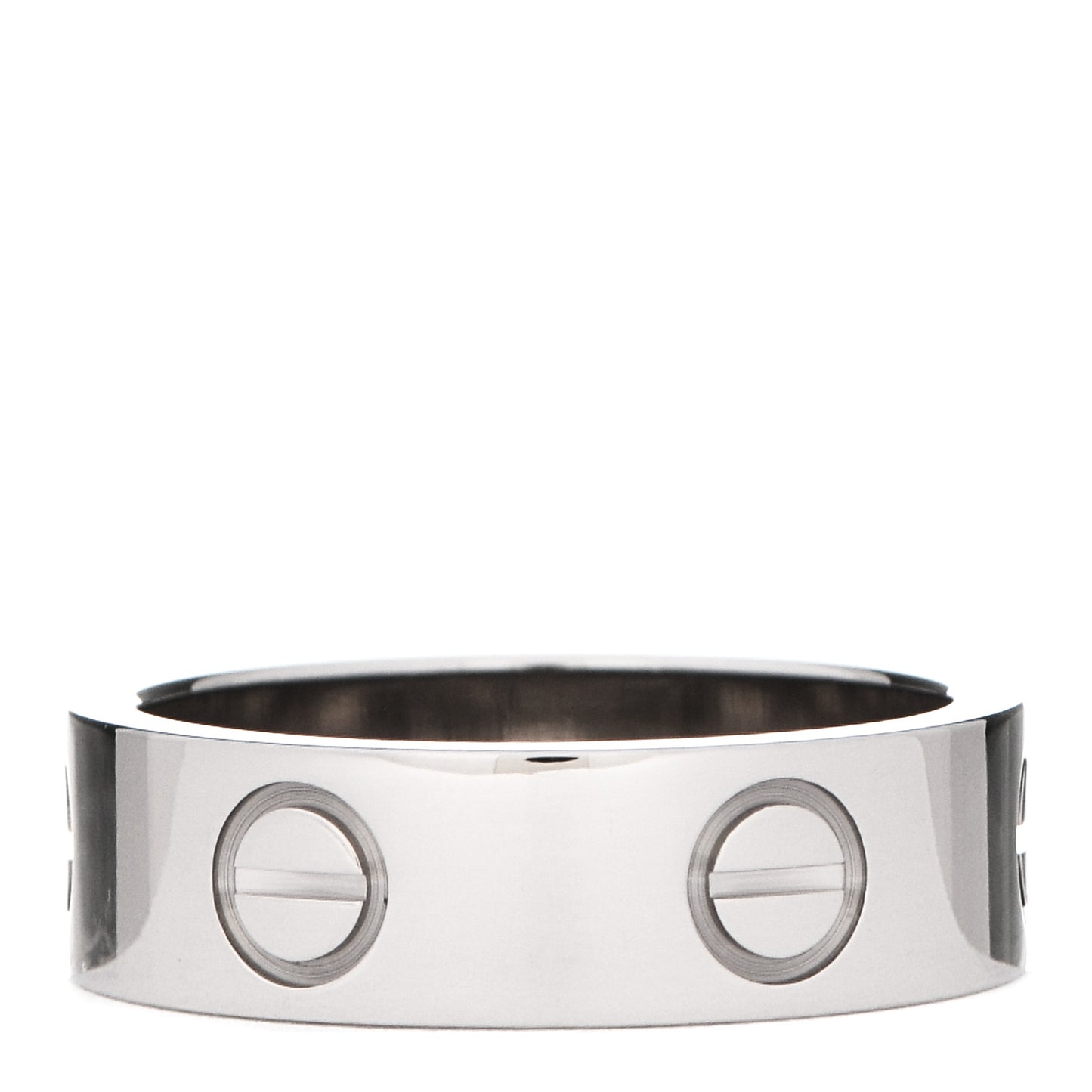 18K White Gold 5.5mm LOVE Ring 50 5.25