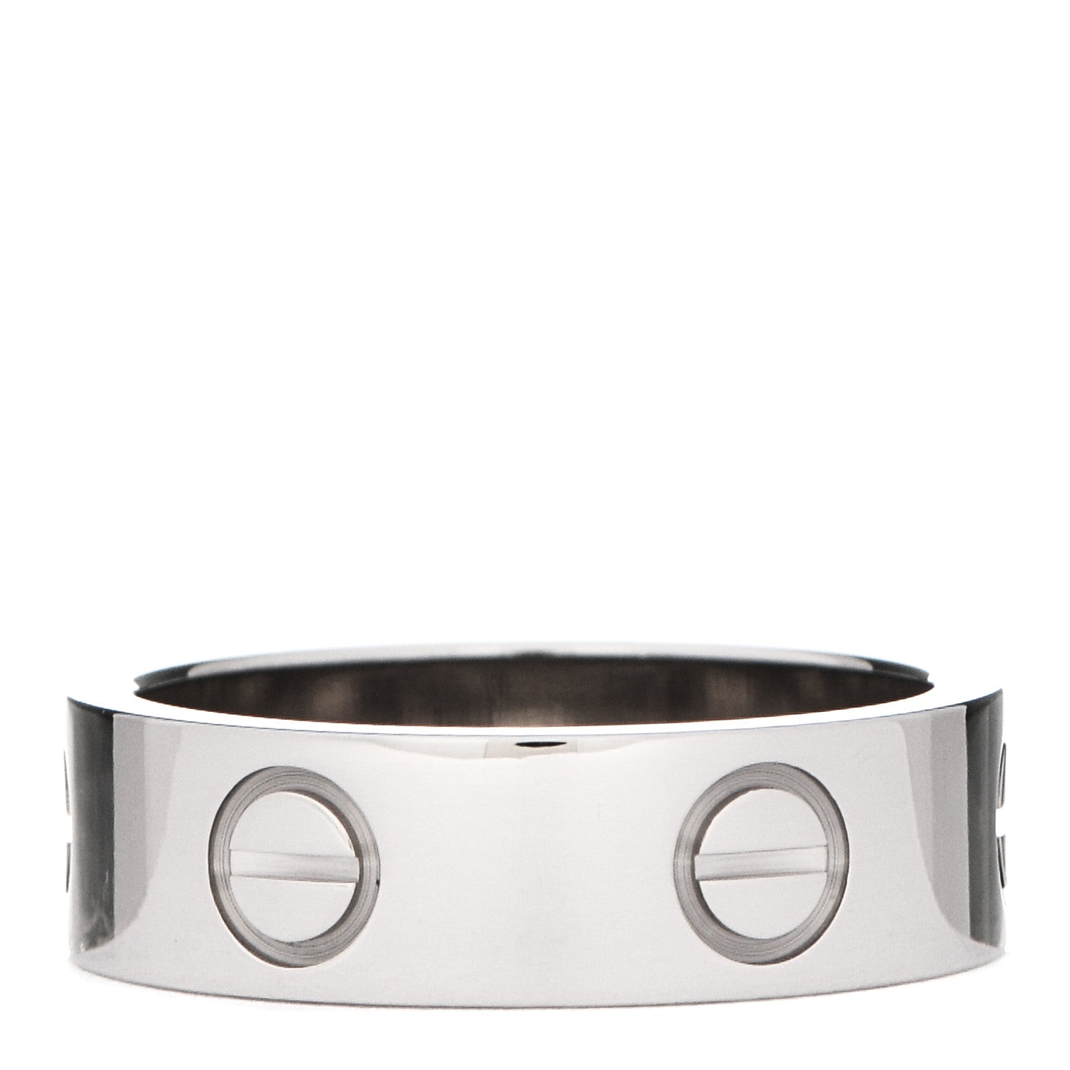 Cartier 18K White Gold 5.5mm LOVE Ring 50 5.25 3 of 5