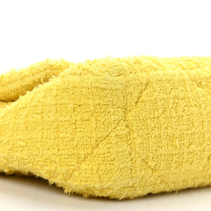 Chanel Tweed Quilted Medium Chanel 19 Flap Yellow 8 of 9