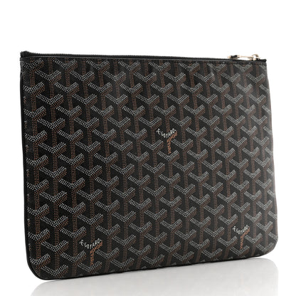 Goyard Goyardine Senat Pochette MM Black 3 of 8