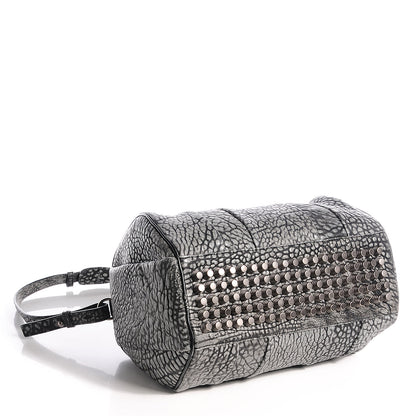 Alexander Wang Lambskin Rocco Dumbo Satchel Silver 4 of 8