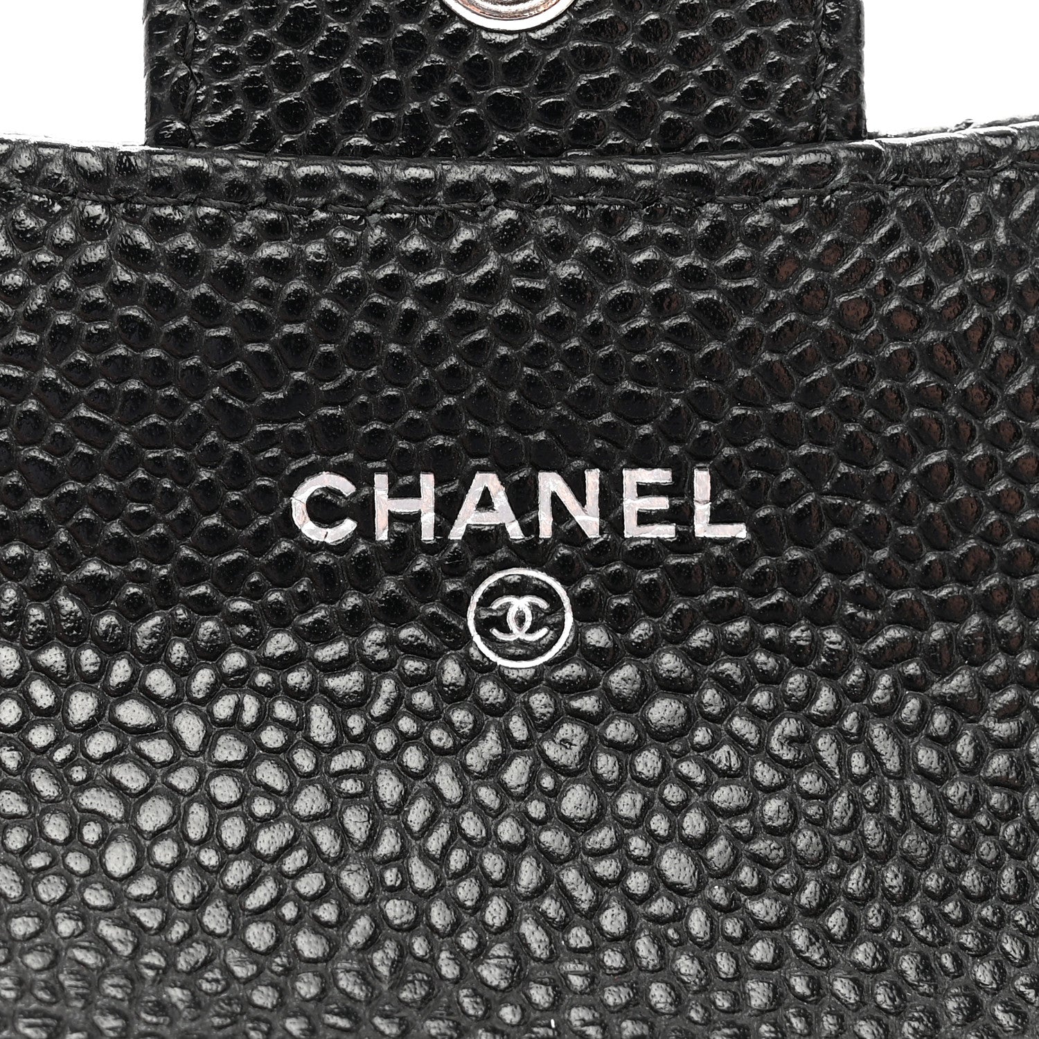 Chanel Caviar Quilted Flap Card Holder Black 6 of 9