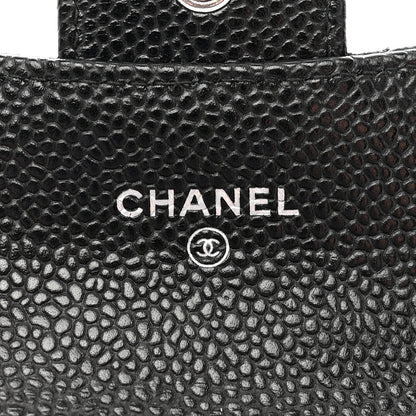 Chanel Caviar Quilted Flap Card Holder Black 6 of 9