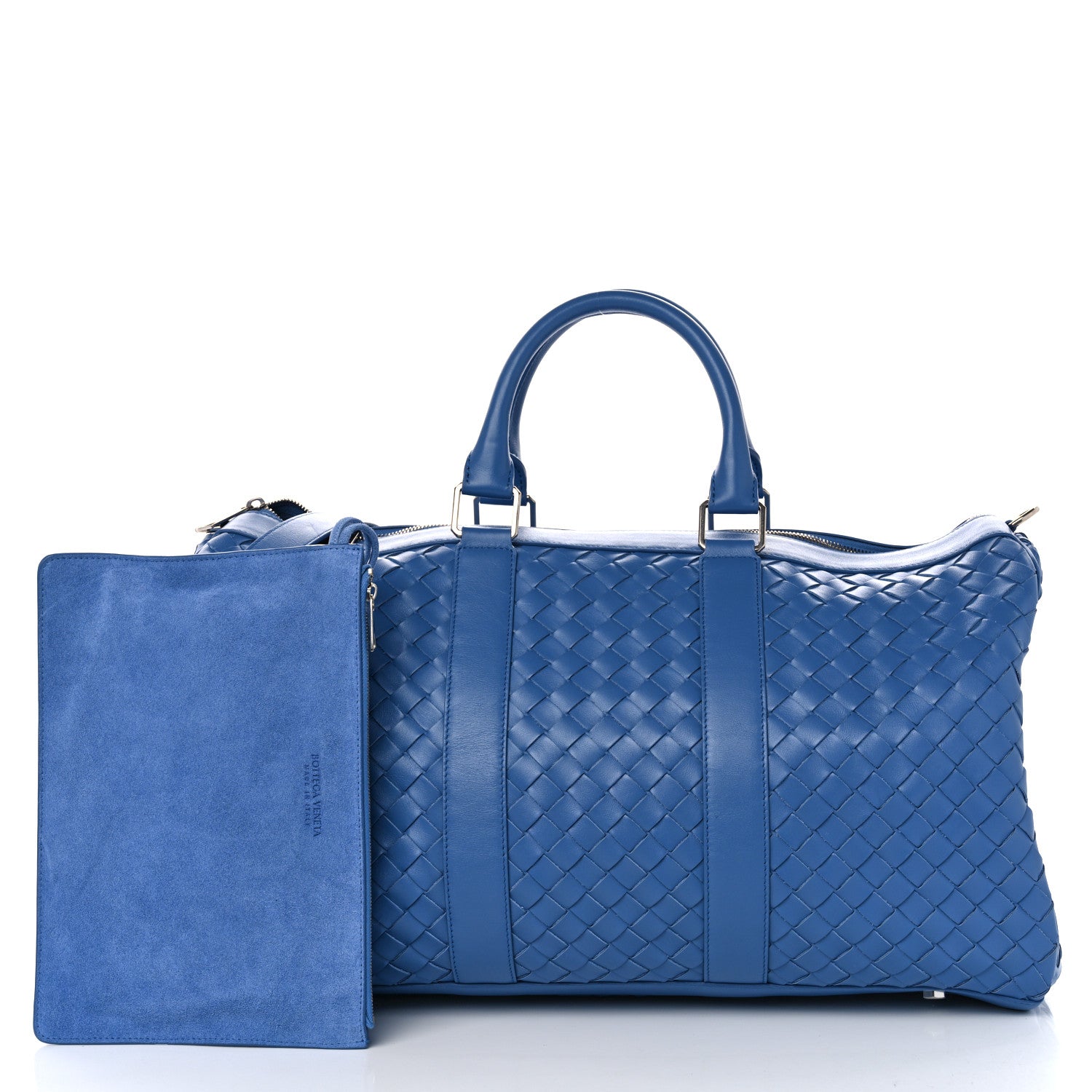 Bottega Veneta Nappa Intrecciato Medium Duffle Bag Admiral 2 of 11