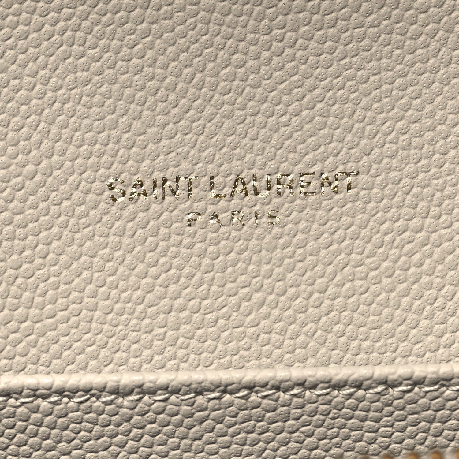 Saint Laurent Grain de Poudre Mini Uptown Crossbody Bag Blanc Vintage 7 of 12