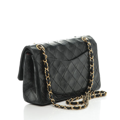 Chanel Lambskin Quilted Small Double Flap Black 3 of 10