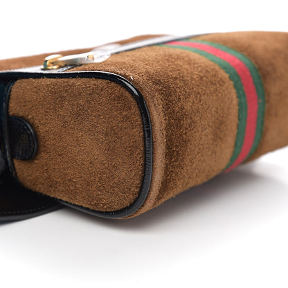 Gucci Suede Small Ophidia Belt Bag 95 38 Brown 8 of 9