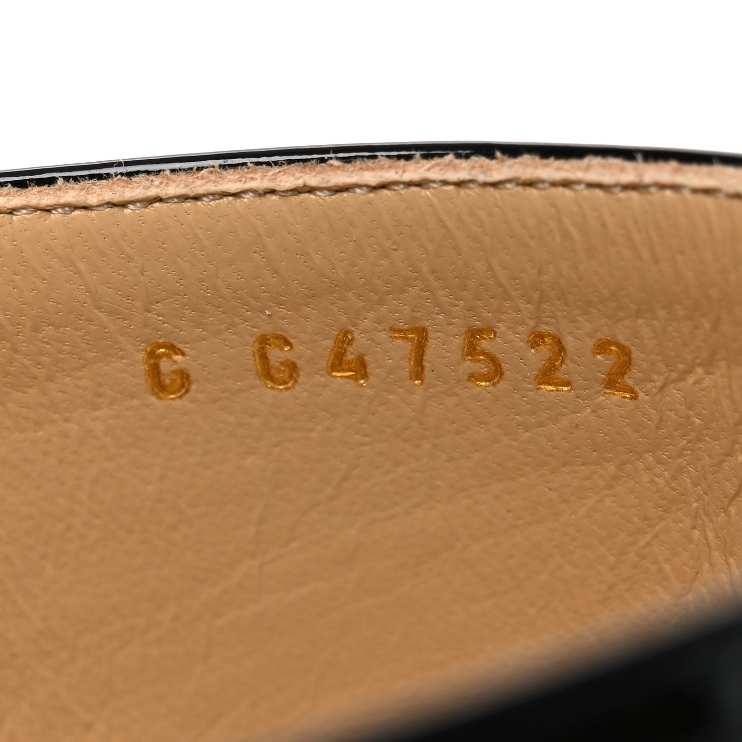 Lambskin Patent Calfskin CC Thong Sandals 38 Beige Black