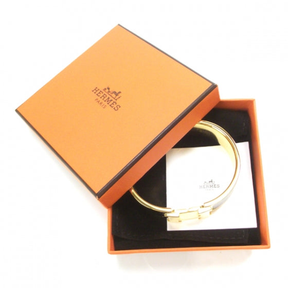 Enamel Clic Clac H Bracelet Wide Black