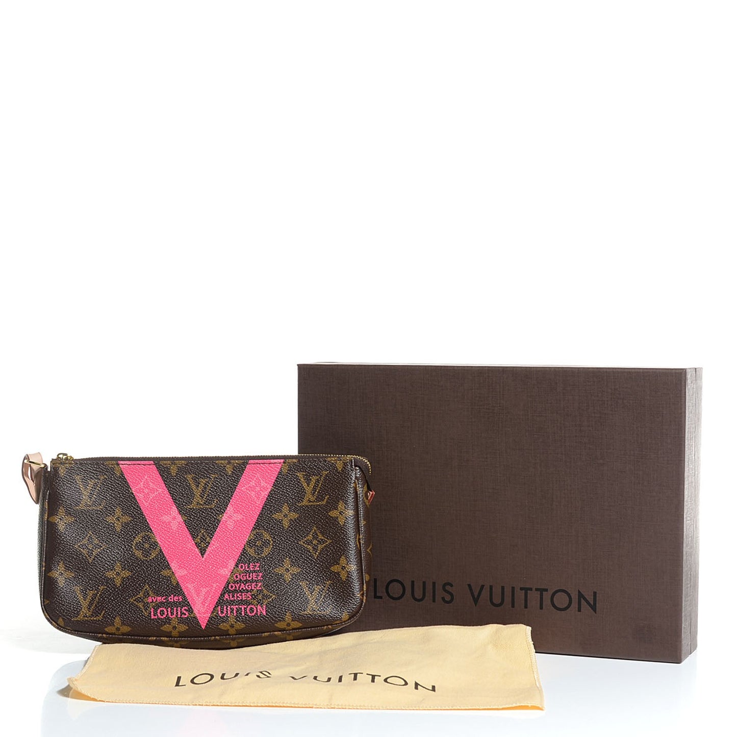 Monogram V Pochette Accessories Grenade