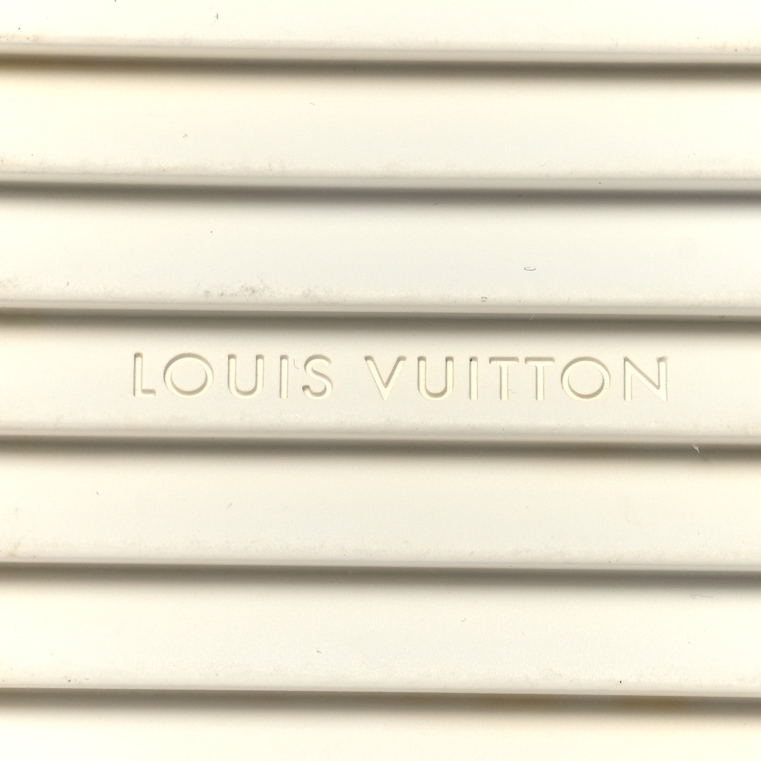 Louis Vuitton Lambskin Embossed Monogram Time Out Sneakers 38 White Natural 7 of 10