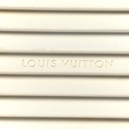 Louis Vuitton Lambskin Embossed Monogram Time Out Sneakers 38 White Natural 7 of 10
