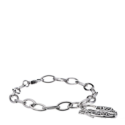 Tiffany Sterling Silver Filigree Heart Key Bracelet 1 of 5