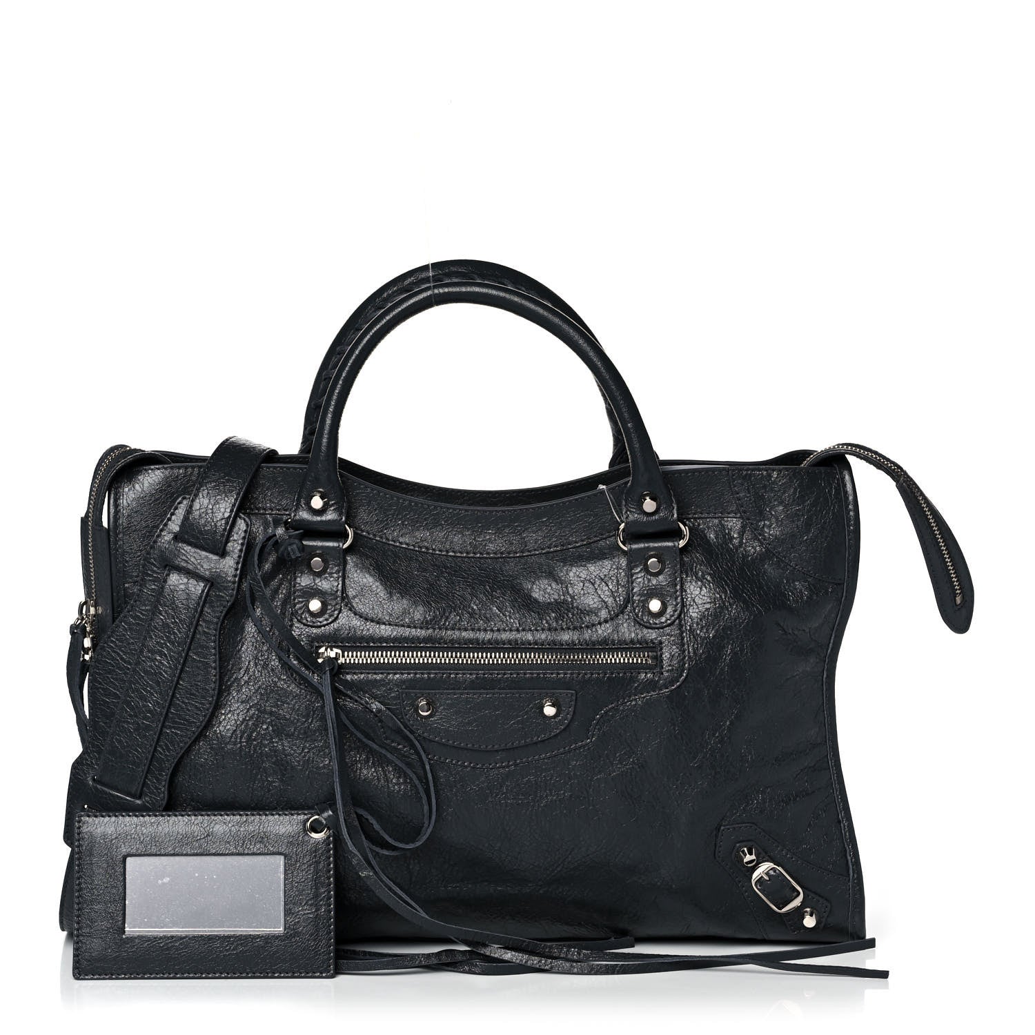 Balenciaga Agneau Classic Silver Hardware City Gris Fossile Anthracite 1 of 15