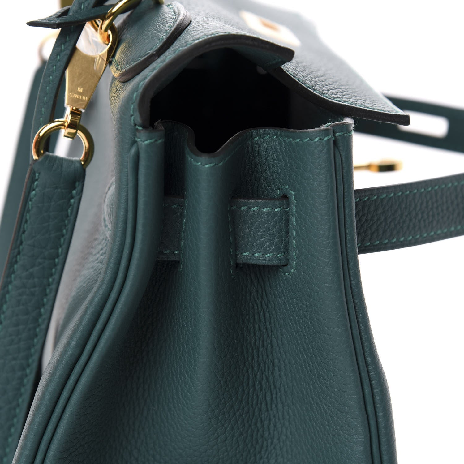 Hermes Togo Kelly Retourne 28 Malachite 21 of 39