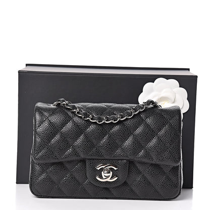 Chanel Caviar Quilted Mini Rectangular Flap Black 11 of 11