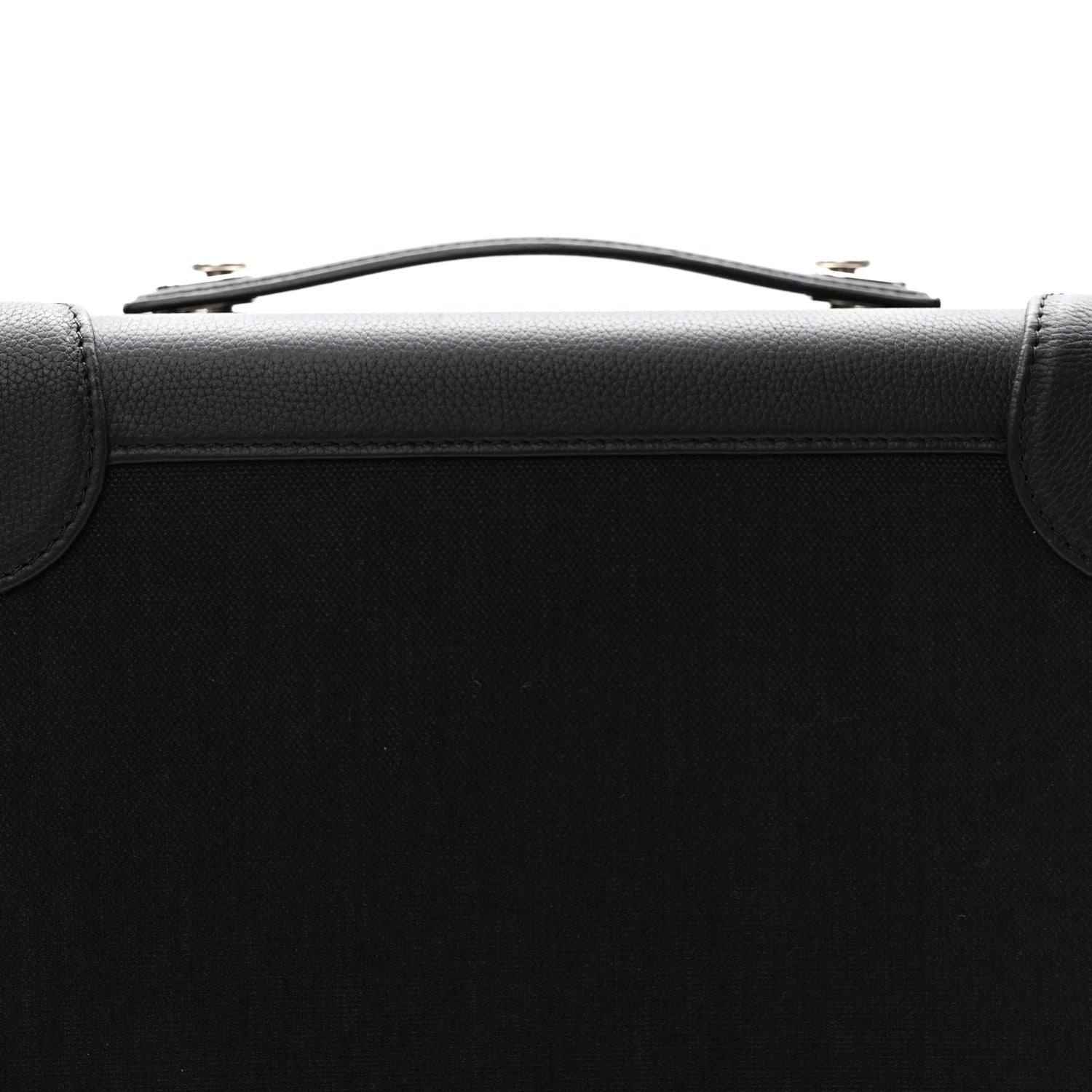 Hermes Taurillon Regate Militaire Sports Toile R.M.S. Trolley Case Luggage Black 6 of 12