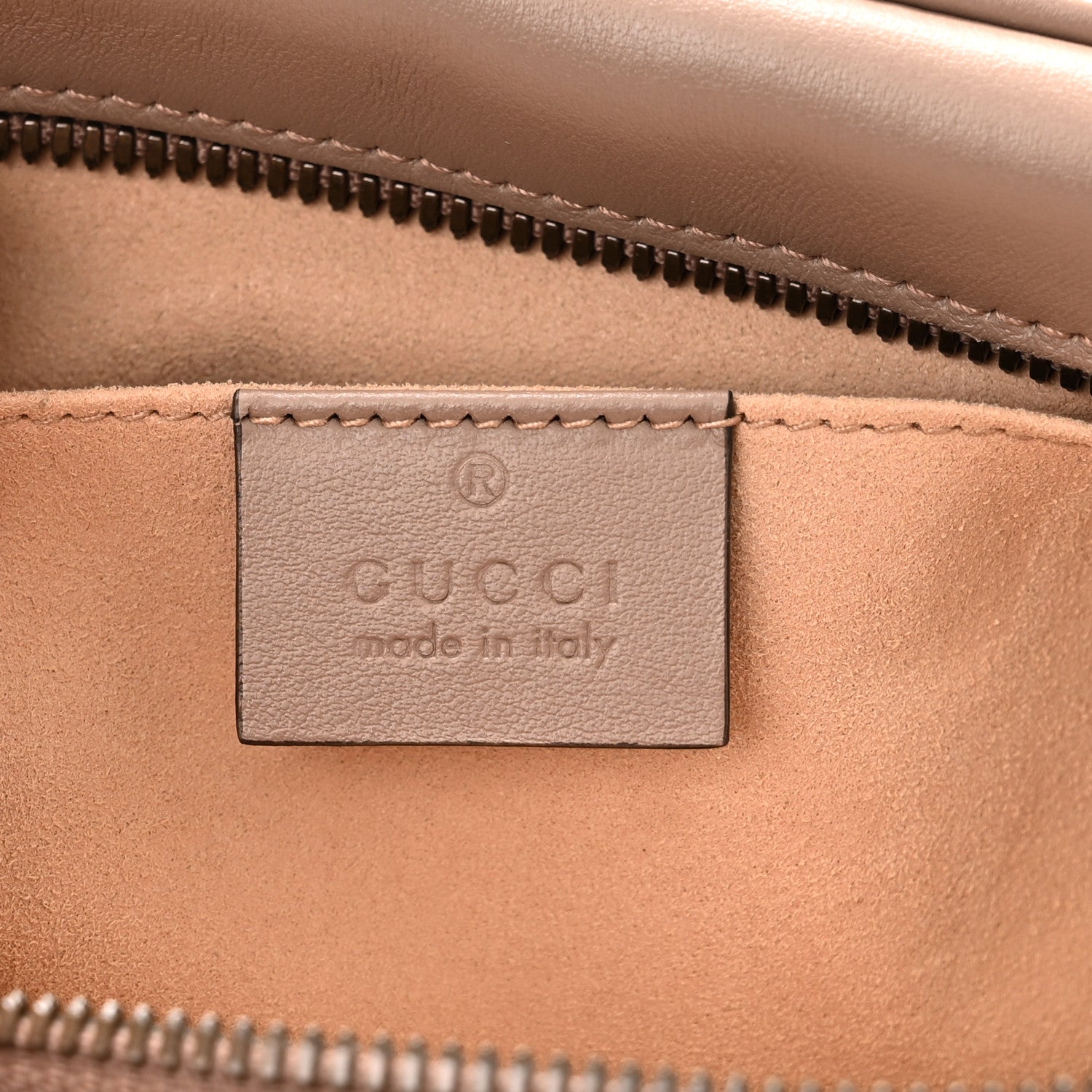 Gucci Calfskin Matelasse Small GG Marmont Chain Shoulder Bag Porcelain Rose 7 of 10