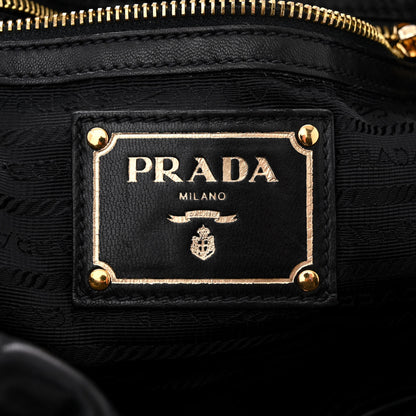 Prada Nappa Gaufre Tote Black 6 of 12