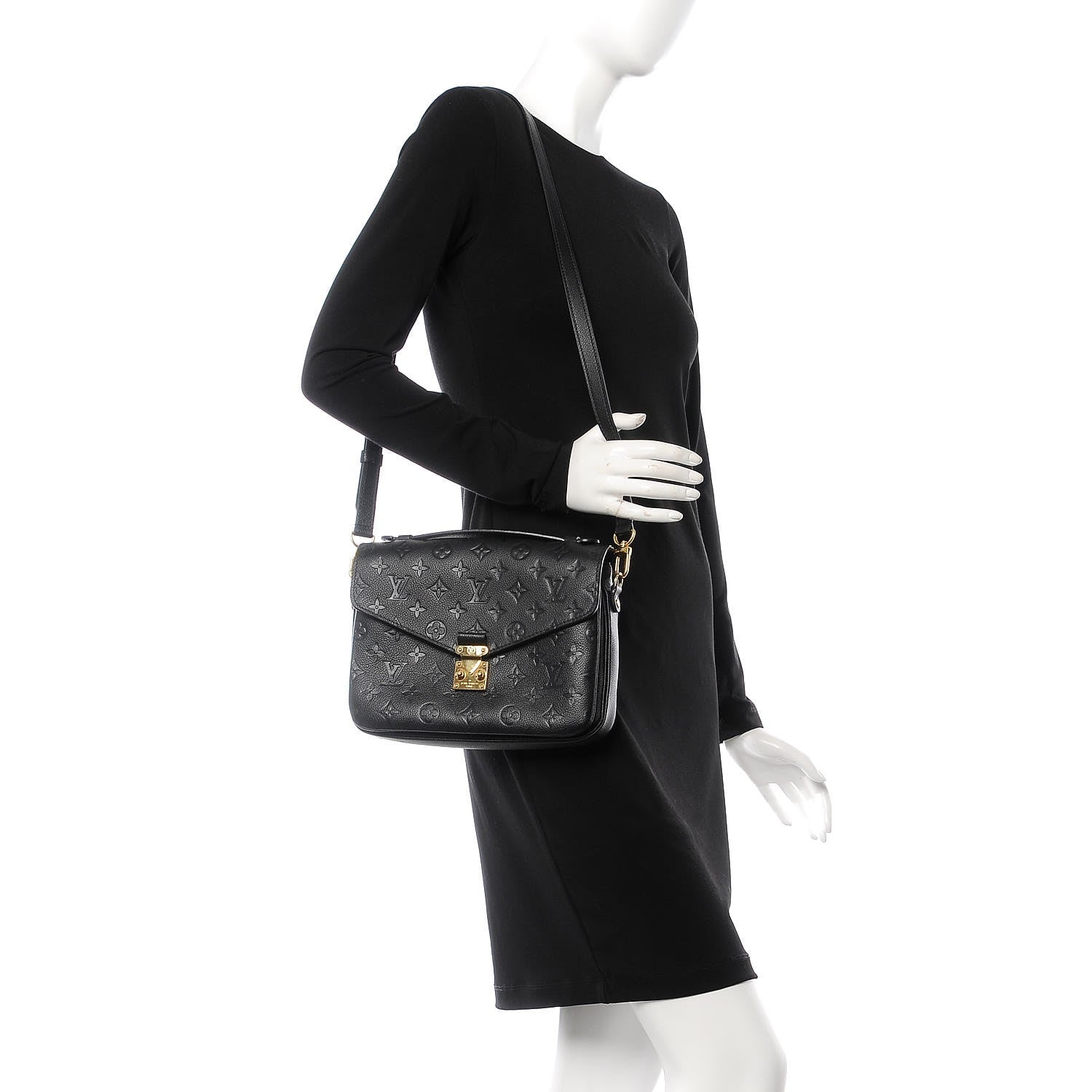 Louis Vuitton Empreinte Pochette Metis Black 2 of 15