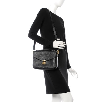 Louis Vuitton Empreinte Pochette Metis Black 2 of 15