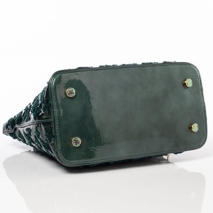 Louis Vuitton Patent Lambskin Fascination Lockit Vert Fonce 5 of 9