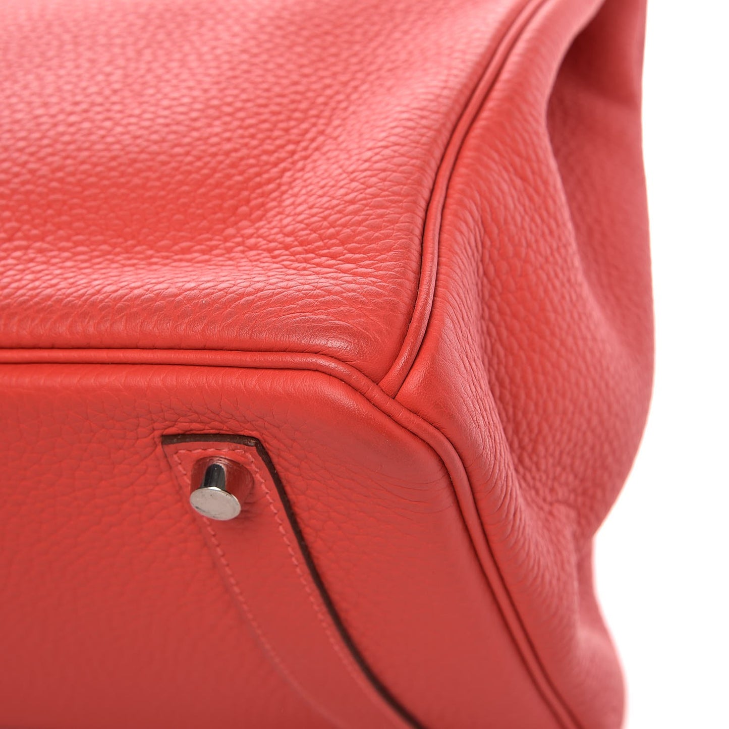 Togo Birkin 35 Rouge Pivoine
