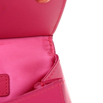 Dolce & Gabbana Patent Mini DG Girls Miss Sicily Satchel Dark Pink 13 of 14