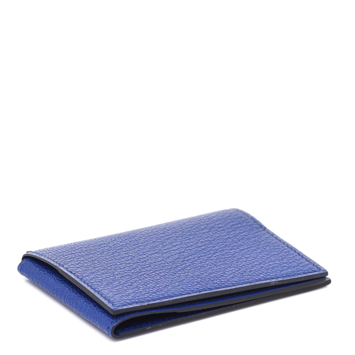 Hermes Chevre Mysore Guernesey Card Case Bleu Electrique 8 of 16