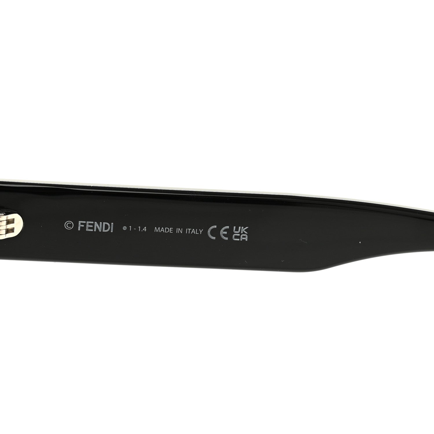 Fendi Acetate Square Sunglasses FE40119I Black 5 of 7