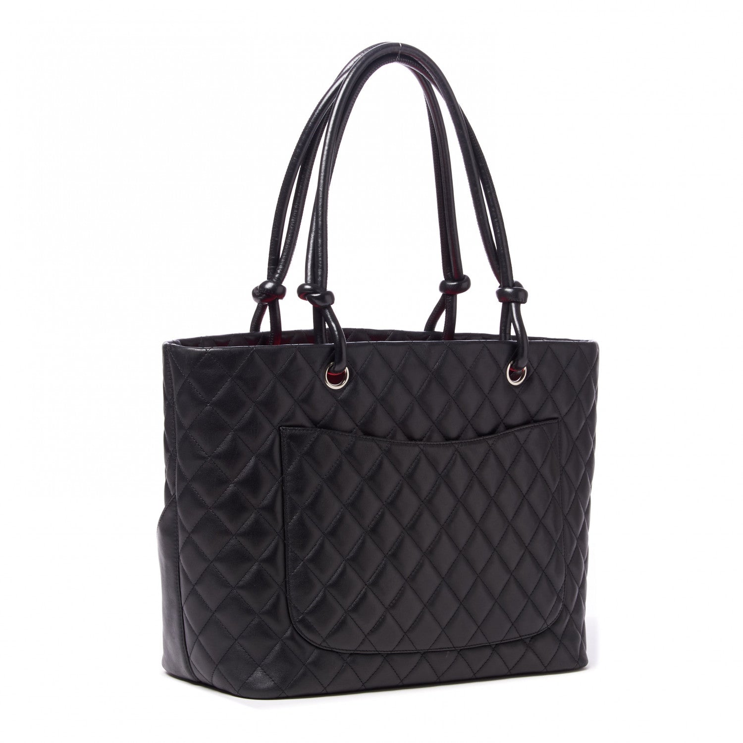 Chanel Calfskin Quilted Large Cambon Tote Black 2 of 8