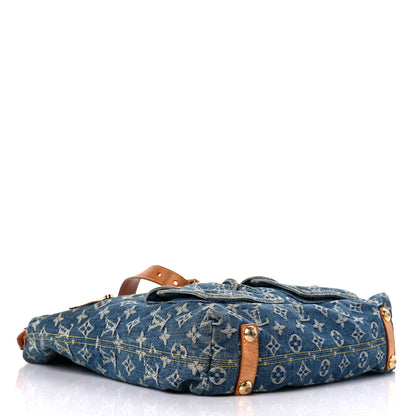 Louis Vuitton Denim Baggy GM Blue 4 of 23