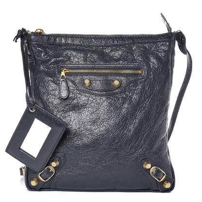 Balenciaga Agneau Giant 12 Gold Hardware Flat Crossbody Anthracite 1 of 7