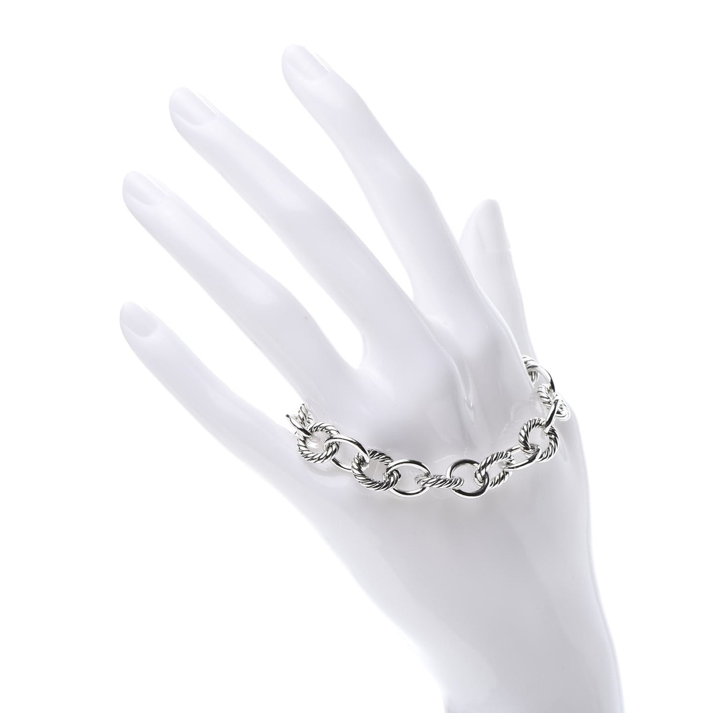 Sterling Silver 10mm Medium Oval Link Bracelet