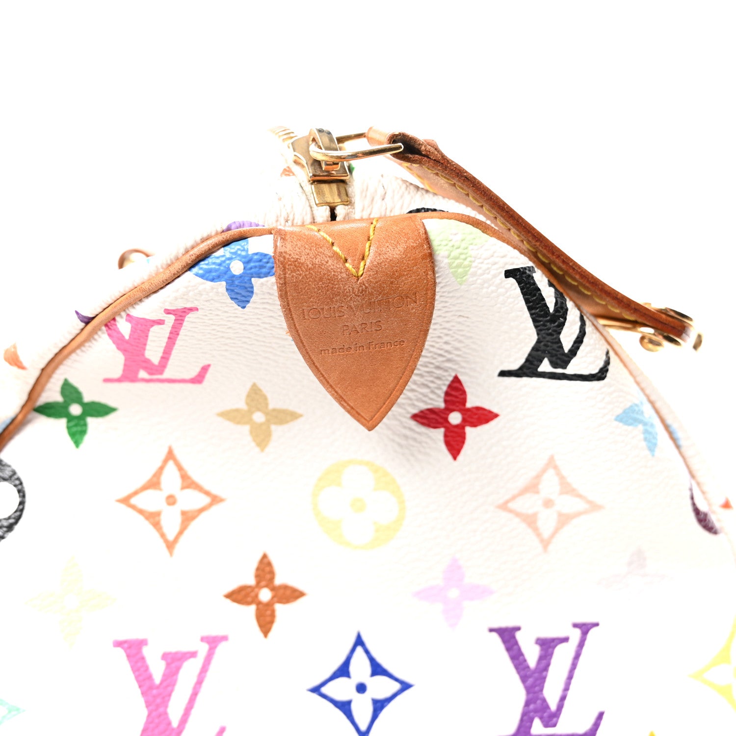 Louis Vuitton Monogram Multicolor Speedy 30 White 6 of 9