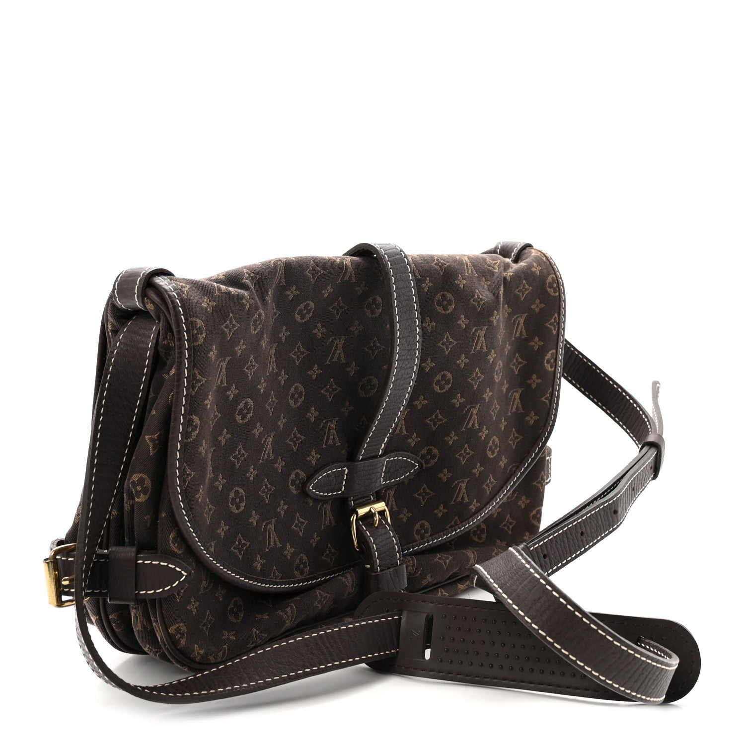 Louis Vuitton Monogram Mini Lin Saumur Ebene 3 of 9
