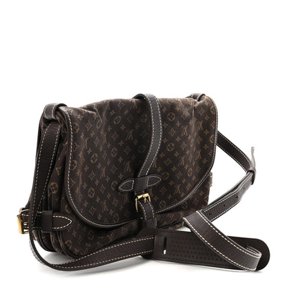Louis Vuitton Monogram Mini Lin Saumur Ebene 3 of 9