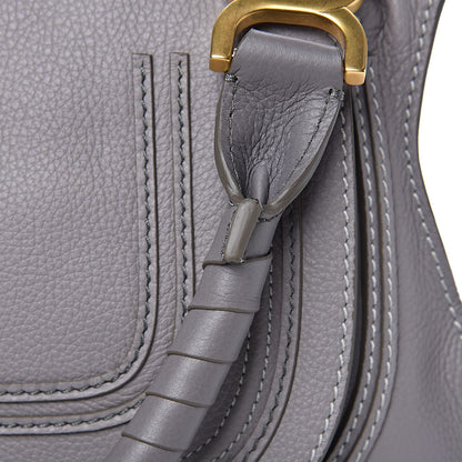 Chloe Calfskin Medium Marcie Satchel Cashmere Grey 11 of 13