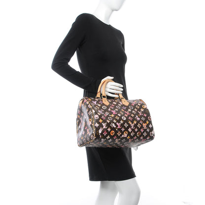 Louis Vuitton Watercolor Aquarelle Speedy 35 Brown 2 of 7