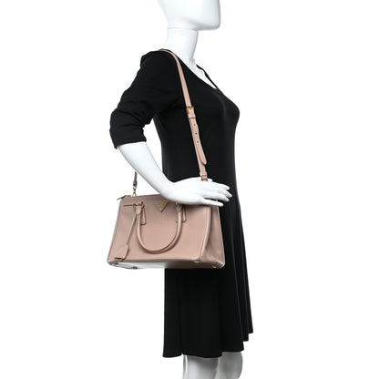 Prada Saffiano Small Galleria Double Zip Tote Cammeo 3 of 23