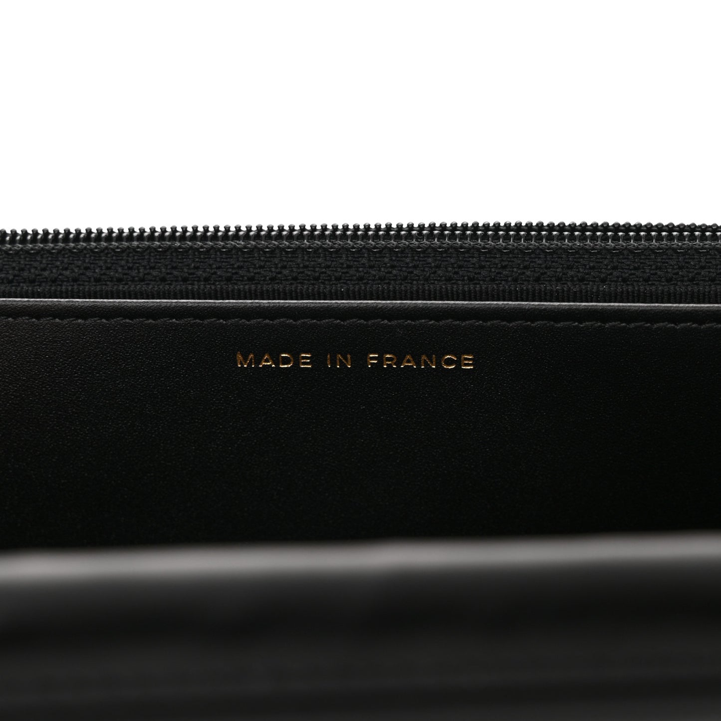 Aged Calfskin Lucky Charms Casino 2.55 Reissue Wallet on Chain WOC Black