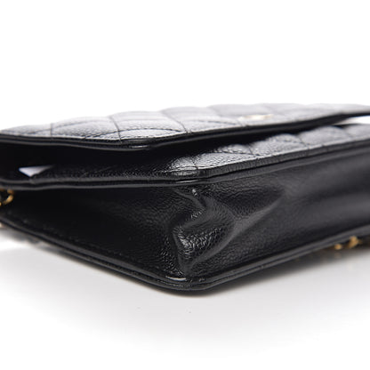 Chanel Caviar Quilted Wallet On Chain WOC Black 8 of 11