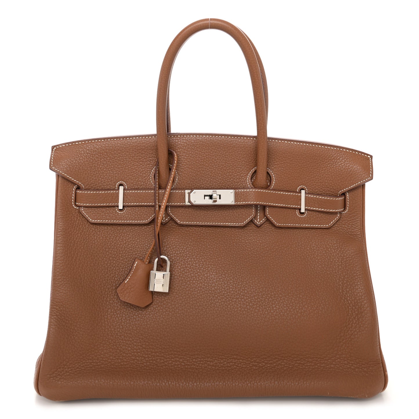Taurillon Clemence Birkin 35 Gold