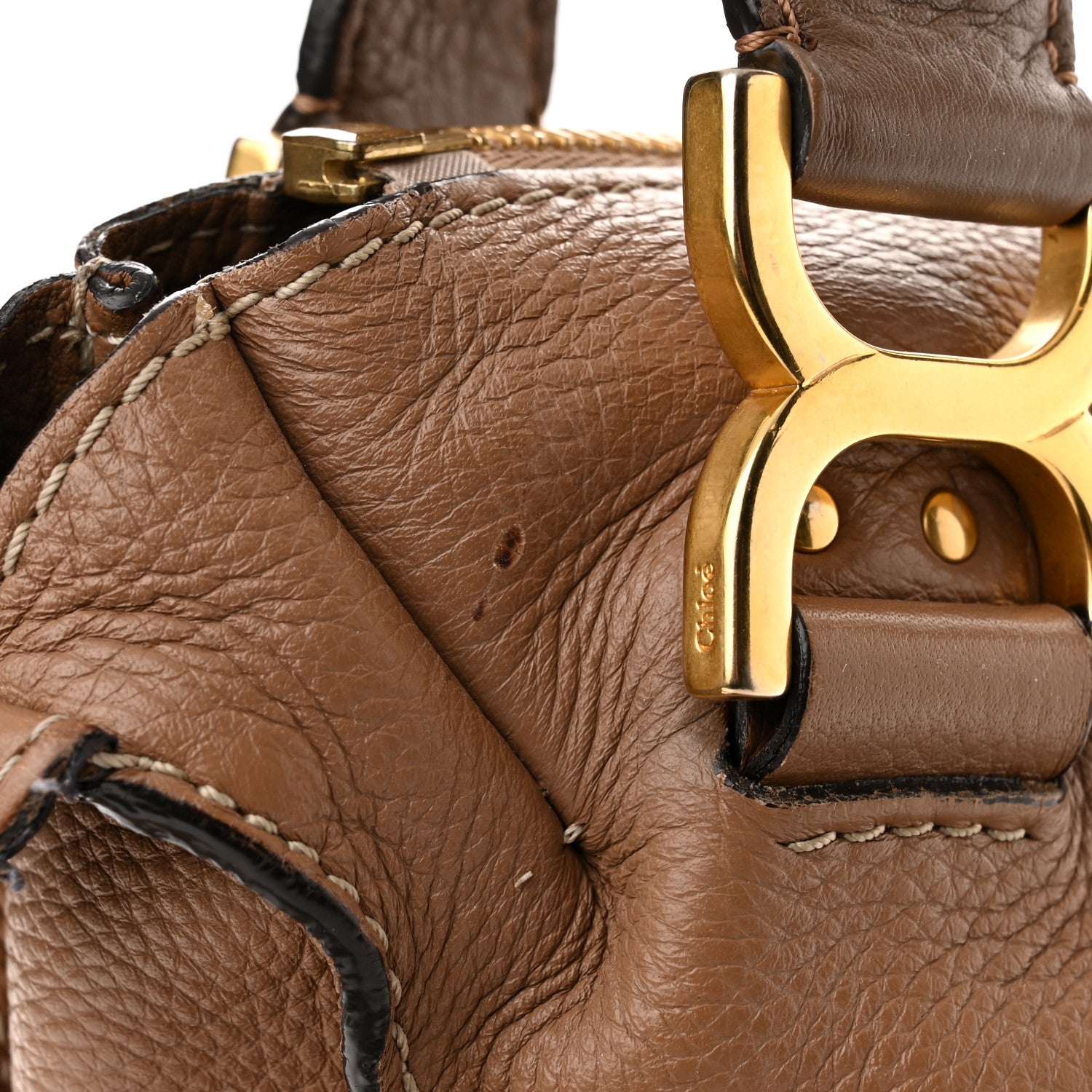 Chloe Calfskin Medium Marcie Satchel Light Tan 11 of 11